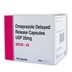 Omeprazole 20mg-100 Capsules Acid Reducer