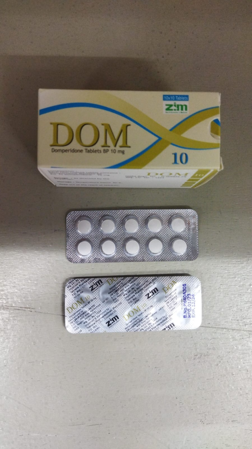 DOM Domperidon 10 Box (1000 Tablets)