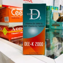 Vitamin D3 2000 IU With Vitamin K2 Tablets